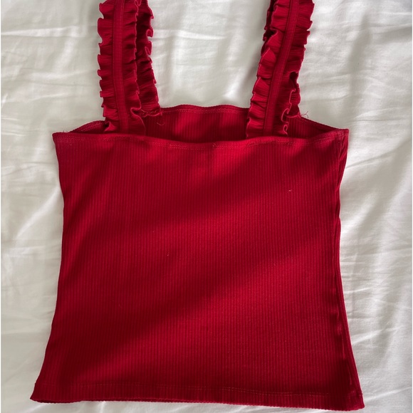 Intermix Ivy Ruffle Tank Top - Picture 5 of 8